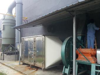 RCO催化燃燒設備在化工廠安裝現(xiàn)場