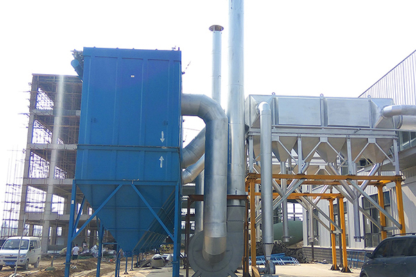 圣萊特耐材廠分式布袋除塵現場